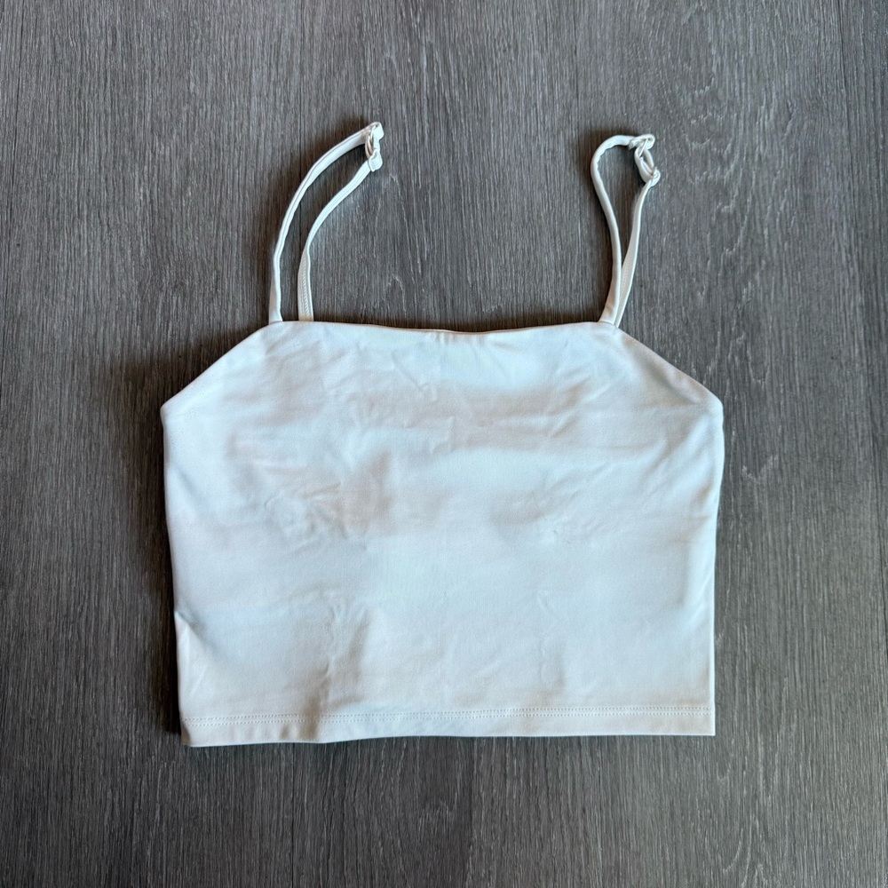 Girlfriend Collective Cropped Tank Top (Size S)